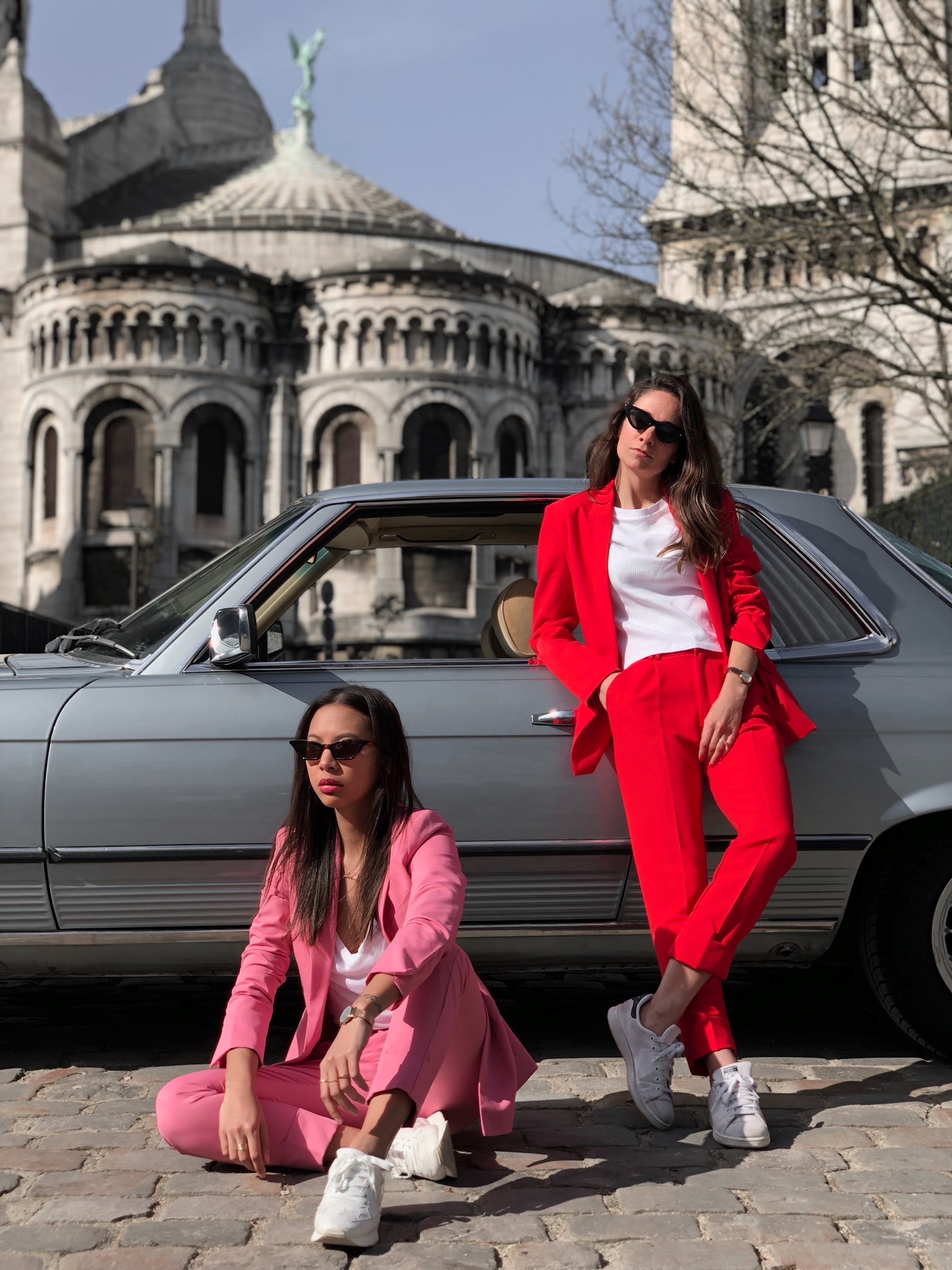 girls in suits - parisian style - Lindsay blogueuse