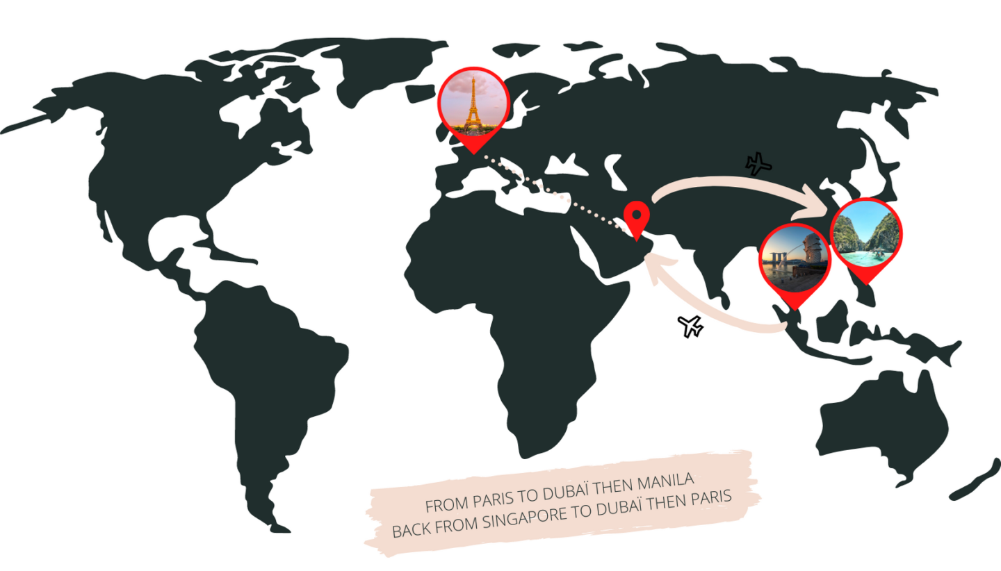 map itinerary